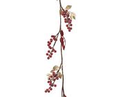 Garland Christmas Red Berries 120 cm Sugar Finish image