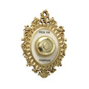Champagne Polyresin Wall Bell 23 cm