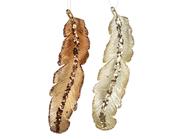 Hanging Decoration Acrylic Feather 19 cm – 2 Assorted Colours image