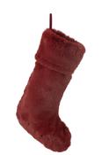 Burgundy Cutie Christmas Stocking Hanger image