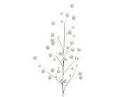 Snow Spray Branch with White Snowballs 55 cm image