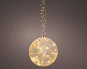 Battery Operated Micro LED Hanging Decoration Light - Round Shape Warm White/Classic Warm 19cm image