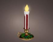 Battery Operated LED Candle with Holder 18.2 cm image