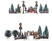 Christmas Village Scene Winter Scenery Multi (5x23.5x31cm) image