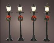 Street Lamp LED Battery Operated Christmas Village Scene (H.10cm) image