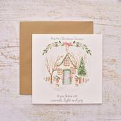 Christmas Wishes Circle Greeting Card image