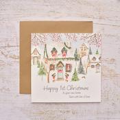 1st Christmas New Home Greeting Card image