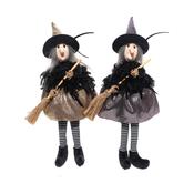 Silver &amp; Gold Witch Shelf Sitter – Assorted Designs image