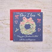 The One I Love Christmas Greeting Card image