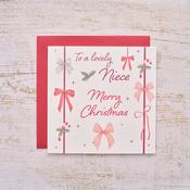 Niece Christmas Greeting Card image