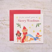 Woofmas Dog Christmas Greeting Card image