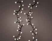 500 Warm White LED Cherry Lights – 11 m – Black Cable image