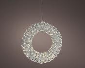 Lumineo Wreath With 300 Warm White Micro Lights 38cm Diameter image