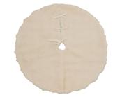 White Fur Tree Skirt - 90cm image