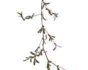 Christmas Garland Green with Foam Berries and Glitter 180 cm image
