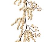 Decorative Garland with Cream Berries (130x10 cm) image