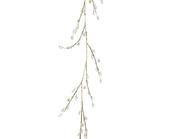 Christmas Garland with Acrylic Glitter, Gold (120cm)