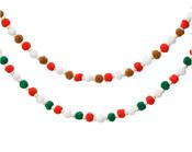 Polyester Garland in Ginger Brown Or Green (150 cm) image