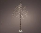 6ft Brown Snow-Finish LED Tree with 600 Warm White LED Lights image