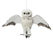 Hanging Decoration Artificial Fur Grey Owl 28 cm image