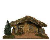LED Nativity Stable House Beige 58 cm image