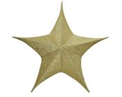 Hanging Star Gold Polyester 60 cm image