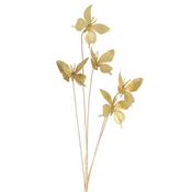 Gold Butterflies Decorative Christmas Spray