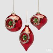 Vintage Bauble, Spinning Top &amp; Finial Decorations 15 cm - 3 Assorted Designs image