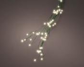 672 Warm White LED Tree Bunch Lights – Green Cable – 2.1 m image
