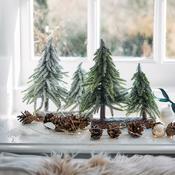 Everlands Snowy Mini Christmas Tree (28cm) image