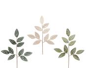 Leaf Spray Polyester Velvet Frosted 79 cm Assorted Colours image