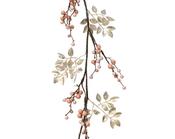 Decorative Garland with Pink Foam Berries (120x3 cm)