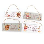 Harvest Mouse Slate Plaque - 4 Assorted Designs