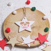Our First Christmas as Grandparents Ceramic Star Hanger - 2 Assorted Designs image