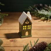 Green Christmas House with Bells image