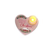 Ceramic Heart Tealight Holder image