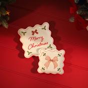 Christmas Stoneware Double Serving Dish image