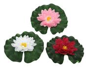Artificial Lotus Flower with Water Drop