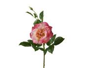 Artificial Rose On Stem - Peach (65cm)