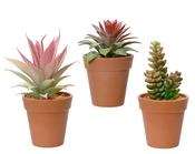 Artificial Succulent In Pot (16x8cm)
