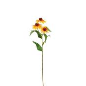 Artificial Echinacea Decorative Flower - Orange (62cm)