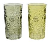 Drinkglass palm design - sold separately
