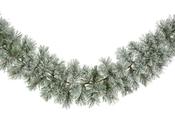 9 Foot Cashmere Christmas Garland with Frosted Finish image
