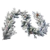 9 Foot Misty Mountain Artificial Christmas Garland with Pine Cones image