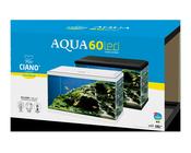Ciano Aquarium Aqua 60 With Lights &amp; Black Lid 60cm x 30cm x 33.5cm With CFBIO 58 Litre 150 Filter image
