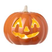 Light-Up Porcelain Pumpkin – 15 cm image