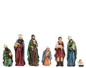 Nativity Set – Polyresin Multi-Colour Figurines 25.5 cm – 7-Piece Set