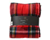 Throw – Red Check Flannel 150 × 200 cm image