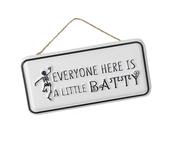 Everyone Here Is Batty Halloween Sign image