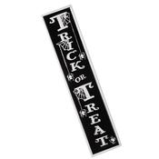 Black Trick or Treat Halloween Sign image